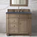 James Martin Vanities Bristol Collection 36 in. Single Vanity in Whitewashed Walnut with Countertop Options - 157-V36-WW-3AF