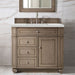 James Martin Vanities Bristol Collection 36 in. Single Vanity in Whitewashed Walnut with Countertop Options - 157-V36-WW-3AF