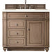 James Martin Vanities Bristol Collection 36 in. Single Vanity in Whitewashed Walnut with Countertop Options - 157-V36-WW-3AF