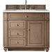 James Martin Vanities Bristol Collection 36 in. Single Vanity in Whitewashed Walnut with Countertop Options - 157-V36-WW-3AF