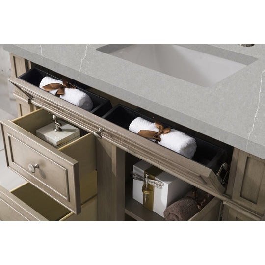 James Martin Vanities Bristol Collection 36 in. Single Vanity in Whitewashed Walnut with Countertop Options - 157-V36-WW-3AF