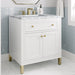 James Martin Vanities Chicago Collection 30 in. Single Vanity in Glossy White with Countertop Options - 305-V30-GW-3AF