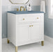 James Martin Vanities Chicago Collection 30 in. Single Vanity in Glossy White with Countertop Options - 305-V30-GW-3AF