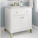 James Martin Vanities Chicago Collection 30 in. Single Vanity in Glossy White with Countertop Options - 305-V30-GW-3AF