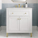 James Martin Vanities Chicago Collection 30 in. Single Vanity in Glossy White with Countertop Options - 305-V30-GW-3AF