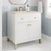 James Martin Vanities Chicago Collection 30 in. Single Vanity in Glossy White with Countertop Options - 305-V30-GW-3AF