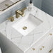 James Martin Vanities Chicago Collection 30 in. Single Vanity in Glossy White with Countertop Options - 305-V30-GW-3AF