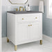 James Martin Vanities Chicago Collection 30 in. Single Vanity in Glossy White with Countertop Options - 305-V30-GW-3AF