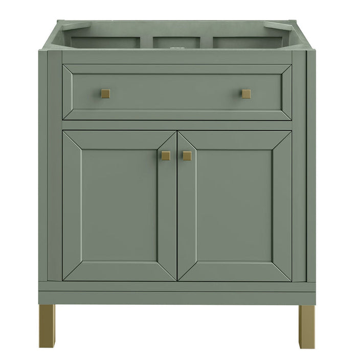 James Martin Vanities Chicago Collection 30 in. Single Vanity in Smokey Celadon, Cabinet Only - 305-V30-SC