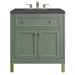 James Martin Vanities Chicago Collection 30 in. Single Vanity in Smokey Celadon with Countertop Options - 305-V30-SC-3AF