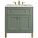 James Martin Vanities Chicago Collection 30 in. Single Vanity in Smokey Celadon with Countertop Options - 305-V30-SC-3AF