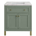 James Martin Vanities Chicago Collection 30 in. Single Vanity in Smokey Celadon with Countertop Options - 305-V30-SC-3AF