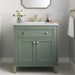 James Martin Vanities Chicago Collection 30 in. Single Vanity in Smokey Celadon with Countertop Options - 305-V30-SC-3AF