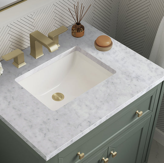 James Martin Vanities Chicago Collection 30 in. Single Vanity in Smokey Celadon with Countertop Options - 305-V30-SC-3AF