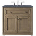 James Martin Vanities Chicago Collection 30 in. Single Vanity in Whitewashed Walnut with Countertop Options - 305-V30-WWW-3AF