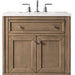 James Martin Vanities Chicago Collection 30 in. Single Vanity in Whitewashed Walnut with Countertop Options - 305-V30-WWW-3AF