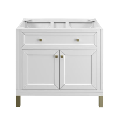 James Martin Vanities Malibu Collection 36 in. Single Vanity in Honey Alder, Cabinet Only - 500-V36-HON