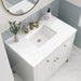 James Martin Vanities Chicago Collection 36 in. Single Vanity in Glossy White with Countertop Options - 305-V36-GW-3AF