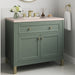 James Martin Vanities Chicago Collection 36 in. Single Vanity in Smokey Celadon with Countertop Options - 305-V36-SC-3AF