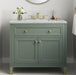 James Martin Vanities Chicago Collection 36 in. Single Vanity in Smokey Celadon with Countertop Options - 305-V36-SC-3AF