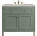 James Martin Vanities Chicago Collection 36 in. Single Vanity in Smokey Celadon with Countertop Options - 305-V36-SC-3AF