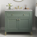 James Martin Vanities Chicago Collection 36 in. Single Vanity in Smokey Celadon with Countertop Options - 305-V36-SC-3AF