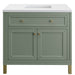 James Martin Vanities Chicago Collection 36 in. Single Vanity in Smokey Celadon with Countertop Options - 305-V36-SC-3AF