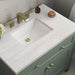 James Martin Vanities Chicago Collection 36 in. Single Vanity in Smokey Celadon with Countertop Options - 305-V36-SC-3AF