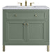 James Martin Vanities Chicago Collection 36 in. Single Vanity in Smokey Celadon with Countertop Options - 305-V36-SC-3AF