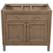 James Martin Vanities Malibu Collection 36 in. Single Vanity in Honey Alder, Cabinet Only - 500-V36-HON