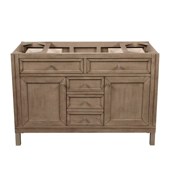 James Martin Vanities Chicago Collection 48 in. Single Vanity in Whitewashed Walnut, Cabinet Only - 305-V48-WWW