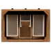 James Martin Vanities Malibu Collection 36 in. Single Vanity in Honey Alder, Cabinet Only - 500-V36-HON