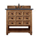 James Martin Vanities Malibu Collection 36 in. Single Vanity in Honey Alder with Countertop Options - 500-V36-HON-3AF