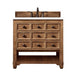 James Martin Vanities Malibu Collection 36 in. Single Vanity in Honey Alder with Countertop Options - 500-V36-HON-3AF