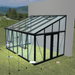 Janssens | Arcadia Lean-To Glass Greenhouse/Sunroom with 4mm Tempered Glass Glazing