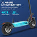 Jue Xing X500-18S Electric Scooter with Seat 25 Miles Long Range & Top Speed 34 MPH, Portable Foldable Kick E Scooter - es197