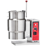 Vulcan K12ETT Manual Tilting 12-Gallon Electric Steam Kettle - 208V, 3 Phase - K12ETT