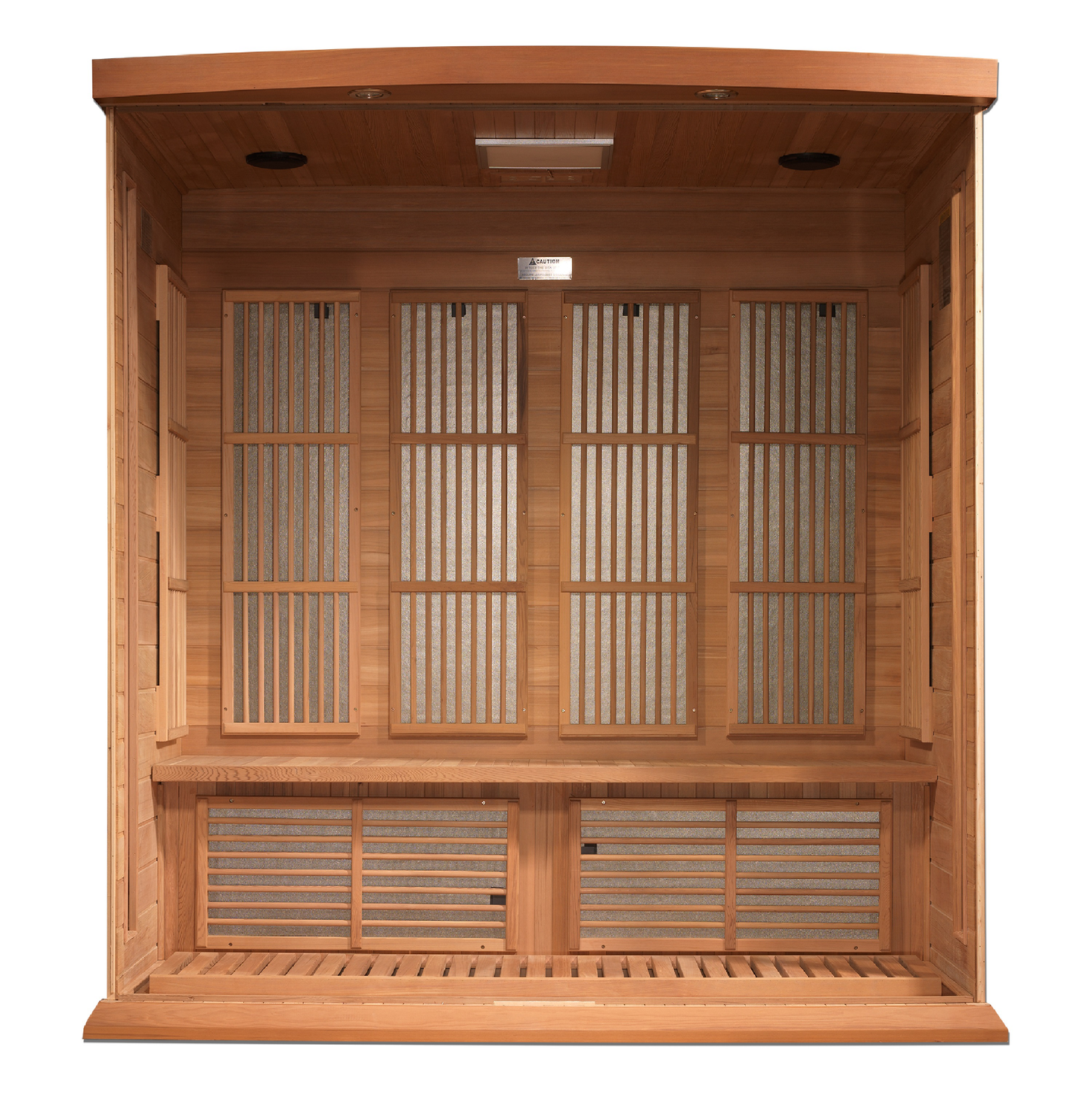 Golden Designs 4 Person Low EMF FAR IR Sauna - MX-K406-01 Red Cedar