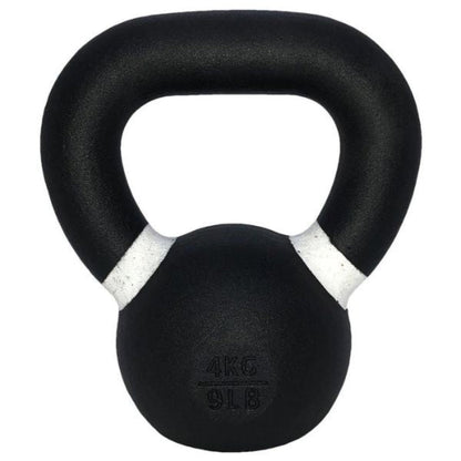 TKO Pro Cast Iron Kettlebell with Rack - Complete Set - S856-PKB4-36