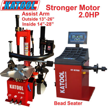 Katool Tire Changer T835 & Wheel Balancer B760 - T835+B760