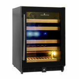 Kings Bottle 44 Bottles 24 Inch Under Counter Dual Zone Wine Cooler Drinks - KBU50DX