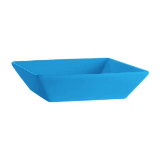 CAC China Square Bowl Peacock 42oz 8" Case of 24 Pcs - KC-B8-PCK