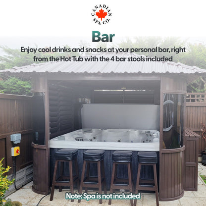 Fraser Gazebo 10ft x 10ft - Coffee