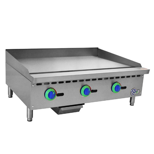 Chef AAA Commercial 36" Griddle Countertop Gas - KF-G36-M