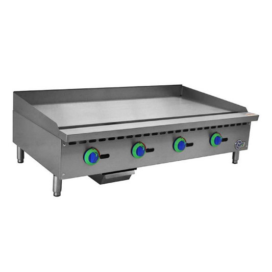Chef AAA, Commercial 48" Countertop Gas Griddle - KF-G48-M
