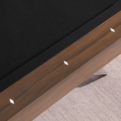 Playcraft Stella 8' Slate Pool Table, Walnut Gray - PTSTEWAG08