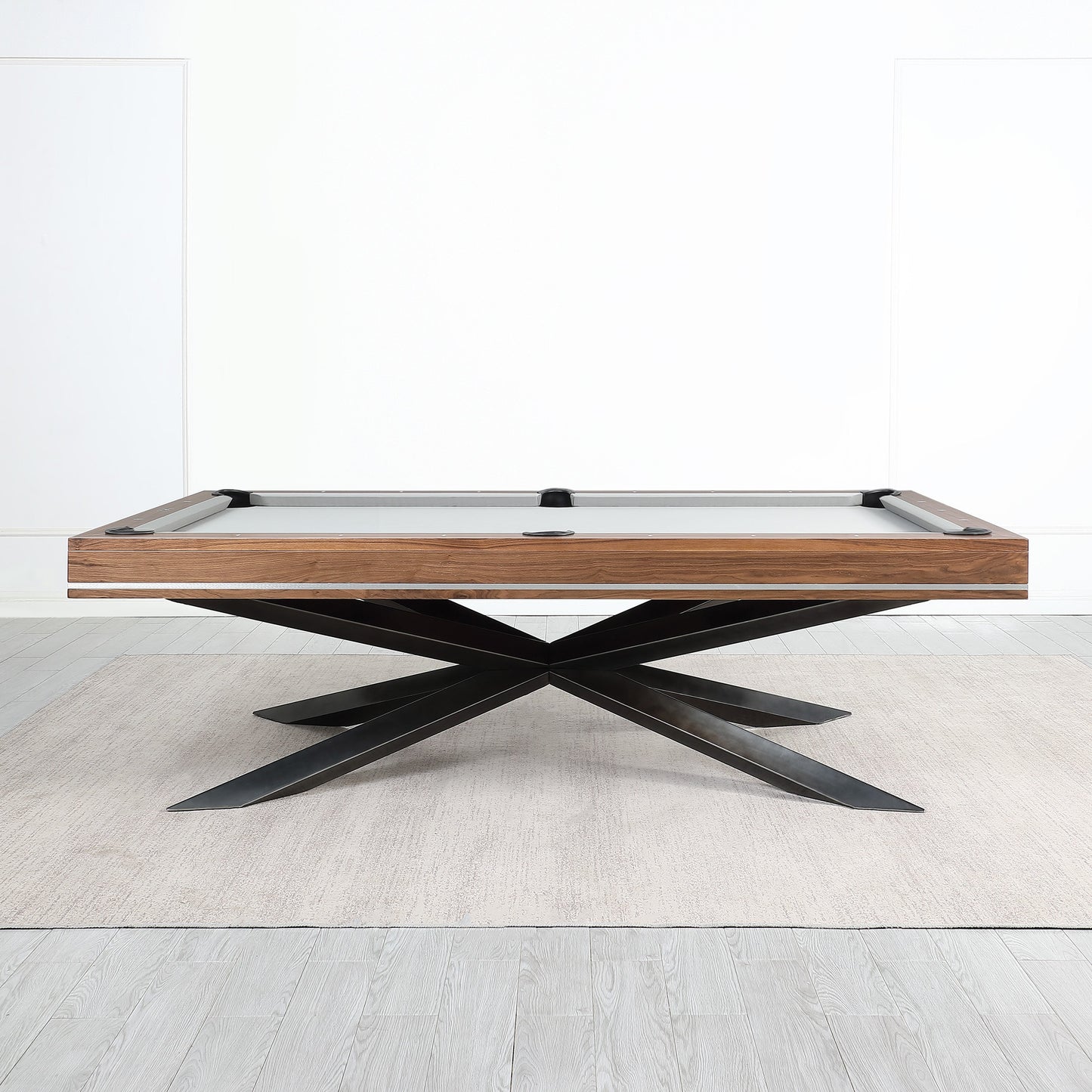 Playcraft Astral 8' Slate Pool Table, Walnut - PTASTWAB08