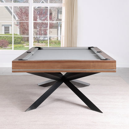 Playcraft Astral 8' Slate Pool Table, Walnut - PTASTWAB08