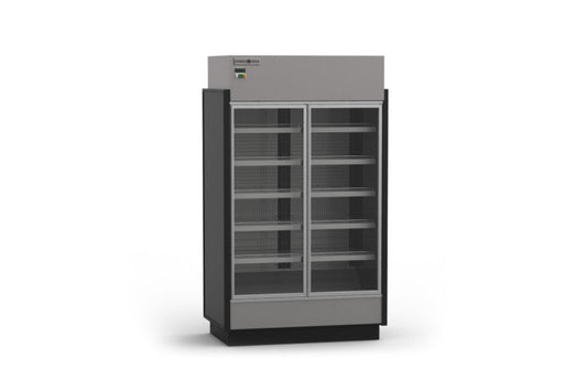 Hydra-Kool - Commercial - 75" Three Section Merchandiser Refrigerator with Swing Door - KGV-MR-3-S