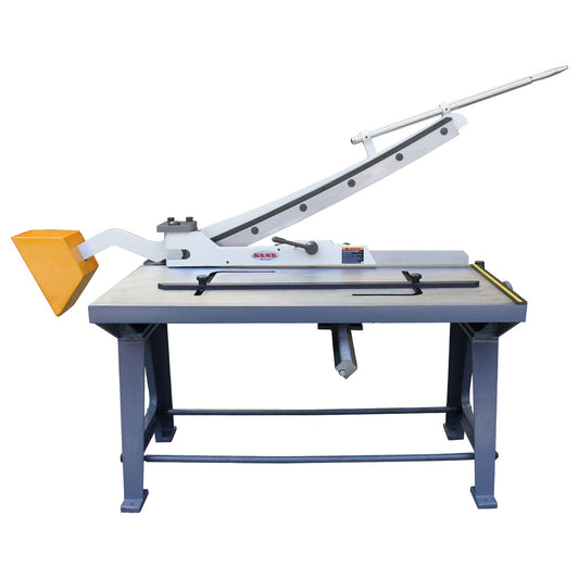 Kaka industrial KHS-40 Guillotine Metal Shear, 40 inch Bed Width, 14 Gauge Metal Guillotine Shear - 173179